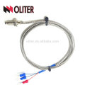 silvery shielding wire flexible cable sensor rtd shielded wire bolt thermal resistance manufacturer pt100